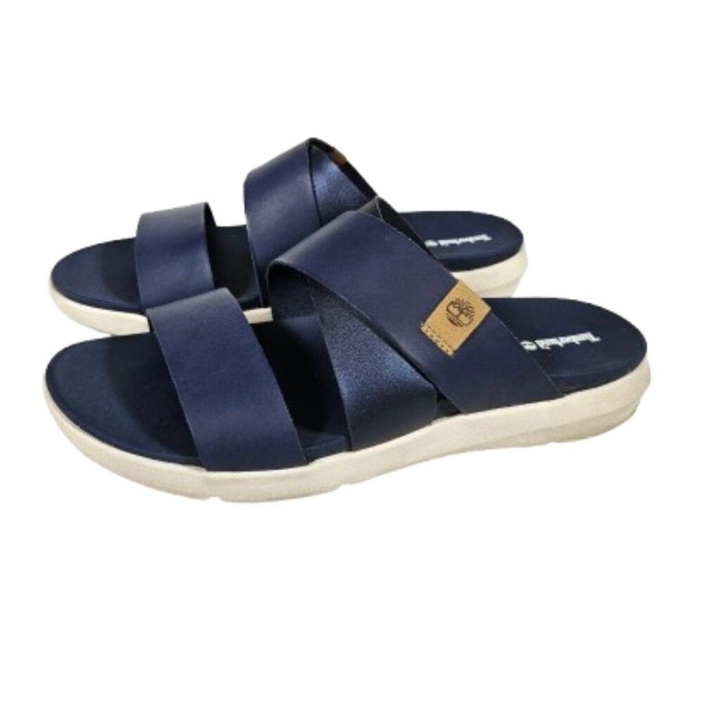 Timberland Hoverlite Slip On Blue Sandals Women's Size 8
